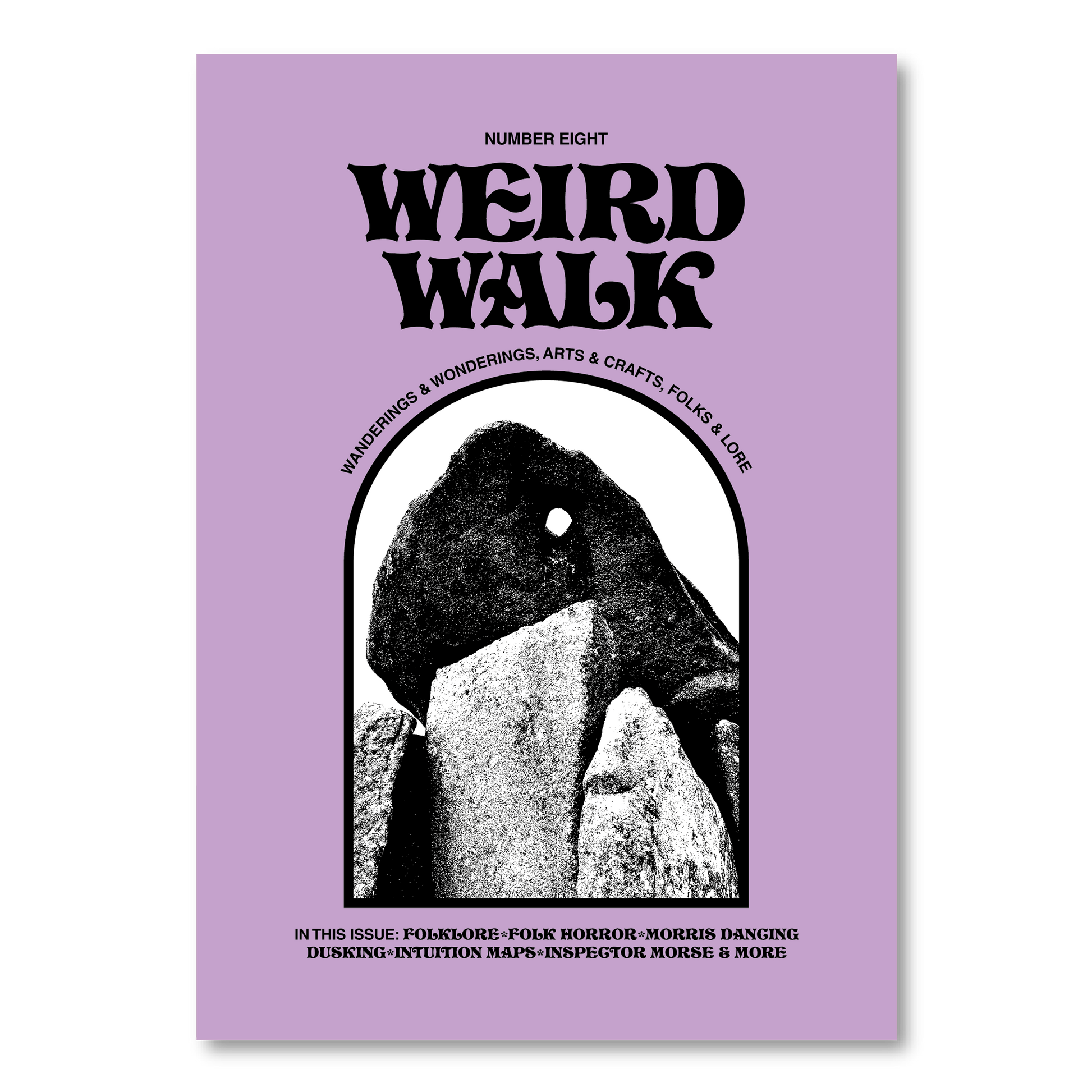 Weird Walk Issue 8 British folklore zine cover